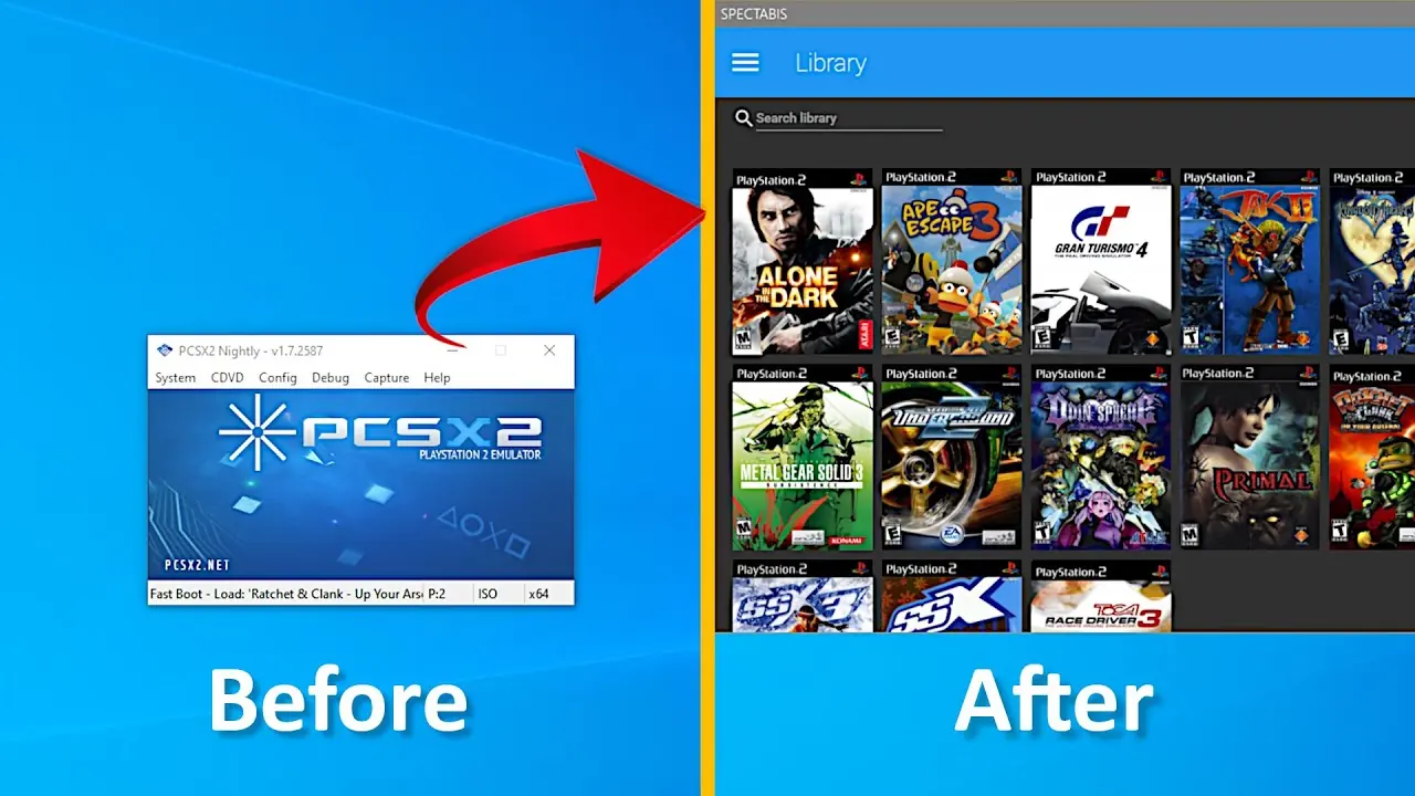 PCSX2 gameplay still